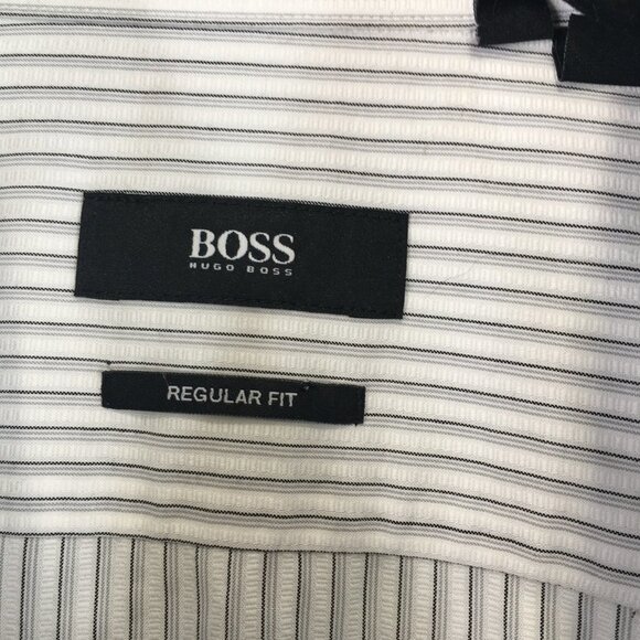 Boss by Hugo Boss Regular Fit Button Down Cufflink Shirt Size 16.5 - Picture 4 of 7